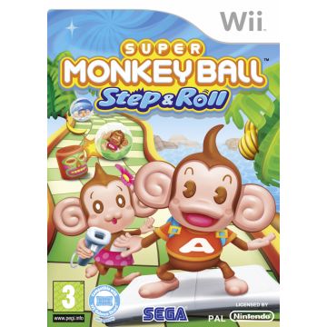 Super Monkey Ball Step & Roll-Standaard (Wii) Gebruikt
