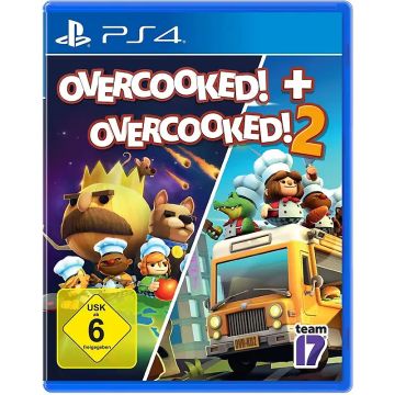 Overcooked! 1 & 2 Double Pack-Duits (PlayStation 4) Gebruikt