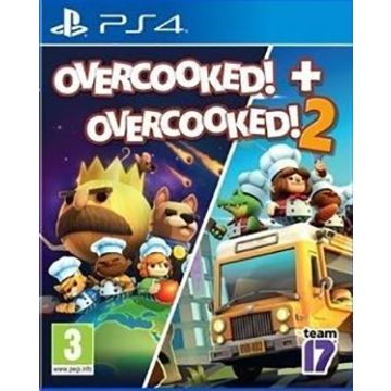 Overcooked! 1 & 2 Double Pack-Standaard (PlayStation 4) Nieuw
