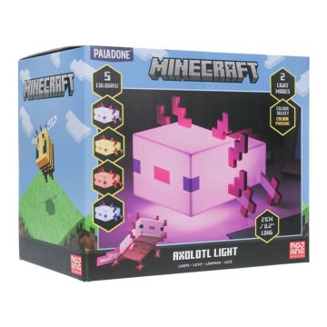 Paladone Minecraft Lamp-Axolotl (Diversen) Nieuw