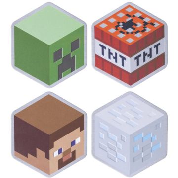 Paladone Gaming Metal Coaster Set of 4-Minecraft (Diversen) Nieuw