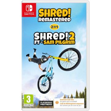 Shred! Remastered & Shred 2!-Code in a Box (Switch) Nieuw