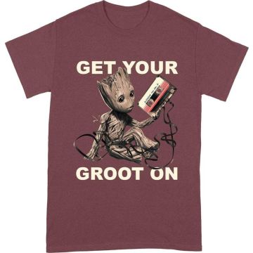 PCMerch Guardians of the Galaxy Vol. 2 Get Your Groot On T-Shirt Rood-Maat M (Diversen) Nieuw