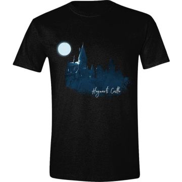 PCMerch Harry Potter Hogwarts Castle Painted T-Shirt Zwart-Maat XL (Diversen) Nieuw