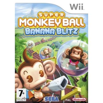 Super Monkey Ball Banana Blitz-Standaard (Wii) Gebruikt