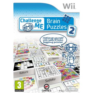 Challenge Me Brain Puzzles 2-Standaard (Wii) Gebruikt