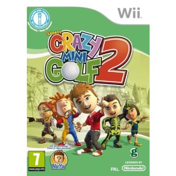 Kidz Sports Crazy Mini Golf 2-Standaard (Wii) Gebruikt
