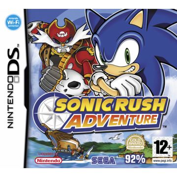 Sonic Rush Adventure-Standaard (NDS) Gebruikt