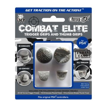iMP Tech Combat Elite Trigger Grips and Thumb Grips-For DualShock 4 Camo (PlayStation 4) Nieuw