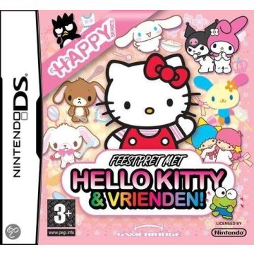Feestpret met Hello Kitty & Vrienden!-Standaard (NDS) Gebruikt