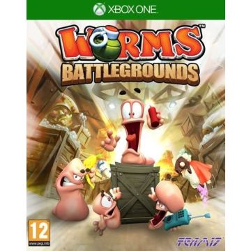 Worms Battlegrounds-Standaard (Xbox One) Gebruikt