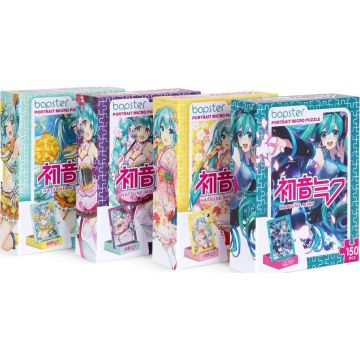 Bopster Hatsune Miku Portrait Micro Puzzle 4-Pack-Wave 1 (Diversen) Nieuw