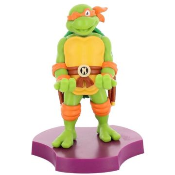 EG Cable Guys Holdems Teenage Mutant Ninja Turtles (TMNT) Phone & Small Device Holder-Michaelangelo (Diversen) Nieuw