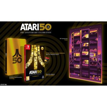 Atari 50 The Anniversary Celebration-Steelbook Edition (Switch) Nieuw