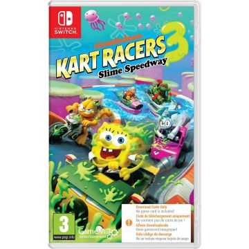 Nickelodeon Kart Racers 3 Slime Speedway-Code in a Box (Switch) Nieuw