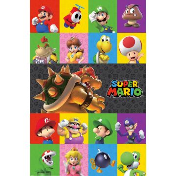 Hole in the Wall Super Mario Maxi Poster-Characters (2024) (Diversen) Nieuw