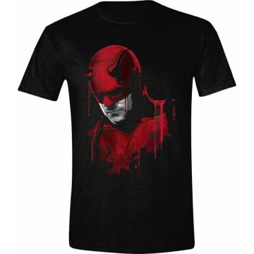 PCMerch Marvel Daredevil Red Drip Portrait T-Shirt Zwart-Maat L (Diversen) Nieuw