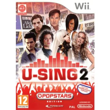 U-Sing 2 Popstars Edition-Excl. Microfoon(s) (Wii) Gebruikt