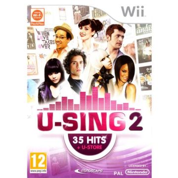 U-Sing 2 35 Hits + U-Store-Standaard (Wii) Gebruikt