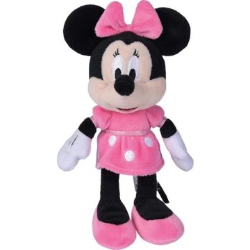 Simba Toys Disney Mickey and Friends Pluche 20CM-Minnie Mouse (Hot Pink Dress) (Diversen) Nieuw