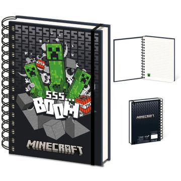 Pyramid Int. Minecraft A5 3D Notebook-BOOM (Diversen) Nieuw