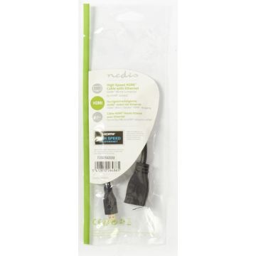 Nedis High Speed HDMI Kabel met Ethernet Micro HDMI naar HDMI-Standaard (Diversen) Nieuw