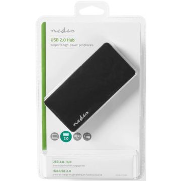 Nedis 7 Port USB 2.0 Hub-Standaard (Diversen) Nieuw