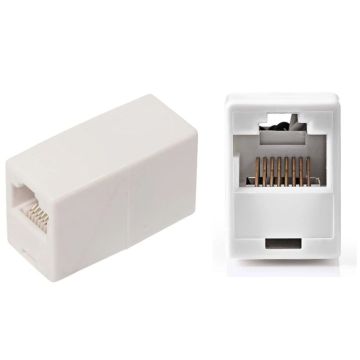 Nedis CAT5 Netwerkadapter RJ45 Female naar RJ45 Female-Standaard (Diversen) Nieuw