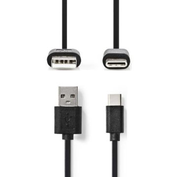 Nedis USB 2.0 Kabel USB-C naar USB-A-3M (Diversen) Nieuw