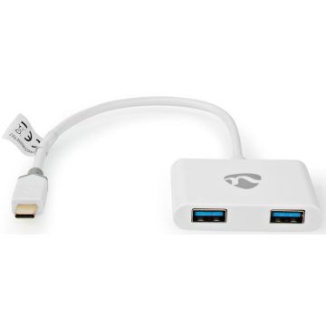 Nedis USB 3.1 Multi-Port Adapter USB-C Male naar 2x USB-A Female-Standaard (Diversen) Nieuw