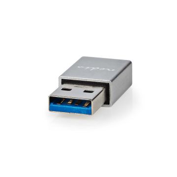 Nedis USB 3.2 Gen 1 USB-A Male naar USB-C Female Adapter-Zwart (Diversen) Nieuw