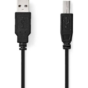 Nedis USB 2.0 Kabel USB-A naar USB-B-2M (Diversen) Nieuw