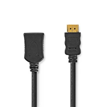 Nedis High Speed HDMI Kabel met Ethernet HDMI Male naar HDMI Female-1M (Diversen) Nieuw