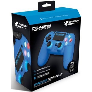 Dragon War Dragon Shock 4 Wireless Controller-Blauw (PlayStation 4) Gebruikt