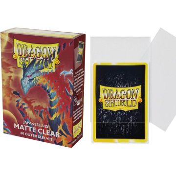 Arcane Tinmen Dragon Shield JPN Outer Card Sleeves-60 Stuks Mat Clear (Diversen) Nieuw
