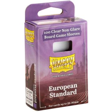 Arcane Tinmen Dragon Shield Non-Glare European Standard Board Game Sleeves-Clear (Diversen) Nieuw