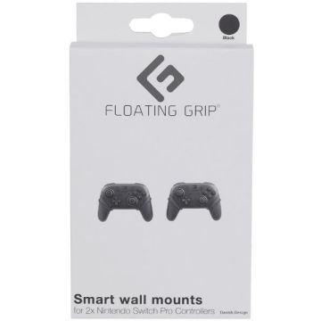Floating Grip Nintendo Switch Pro Controller Wall Mount-Zwart (Switch) Nieuw
