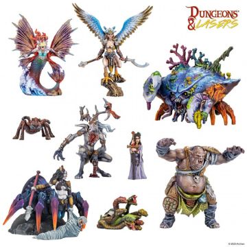 Archon Studio Dungeons & Lasers Miniature Set-Fantasy Set (Diversen) Nieuw