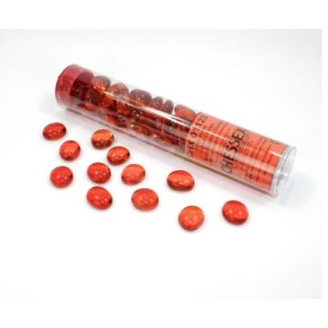 Chessex Gaming Stones Tube 40+ Pieces-Crystal (Orange) (Diversen) Nieuw
