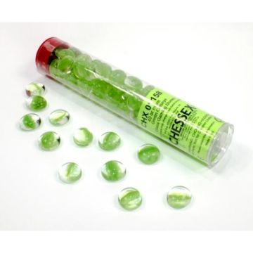 Chessex Gaming Stones Tube 40+ Pieces-Catseye (Green) (Diversen) Nieuw