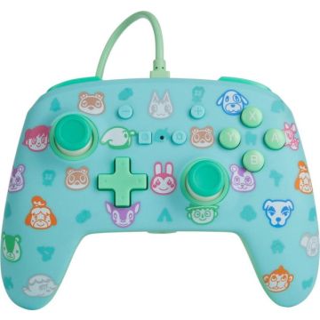 PowerA Nintendo Switch Enhanced Wired Controller-Animal Crossing (Switch) Nieuw