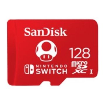 SanDisk Memory Card MicroSDXC UHS-I Class 3-Mushroom 128GB (Diversen) Gebruikt