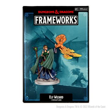 WizKids Dungeons & Dragons Framework Miniature-Elf Wizard (Female) (Diversen) Nieuw