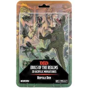 WizKids Dungeons & Dragons Idols of the Realms 2D Acrylic Miniatures Scales & Tails-Reptile Den (Diversen) Nieuw