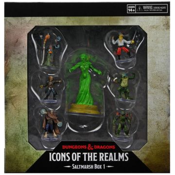 WizKids Dungeons & Dragons Icons of the Realms Prepainted Miniature Pack-Saltmarsh Box Set 1 (Diversen) Nieuw