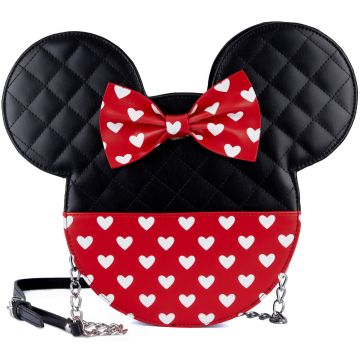 Loungefly Disney Mickey Mouse Crossbody Bag-Valentine's Day (Reversible) (Diversen) Nieuw