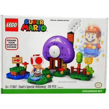 LEGO Super Mario Uitbreidingspakket-77907 Toad's Special Hideaway (Diversen) Nieuw