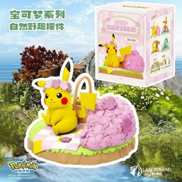 Langbowang Pokémon Natural Wilderness Diorama-Pikachu (Diversen) Nieuw