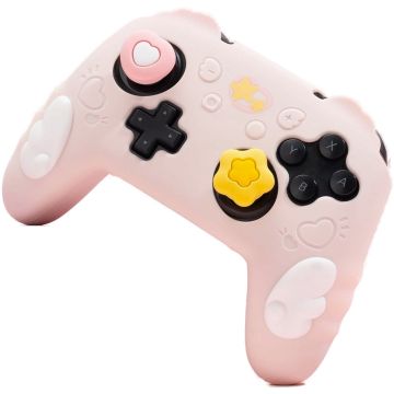 GeekShare Silicone Controller Cover for Switch Pro Controller-Star Wings (Roze) (Switch) Nieuw
