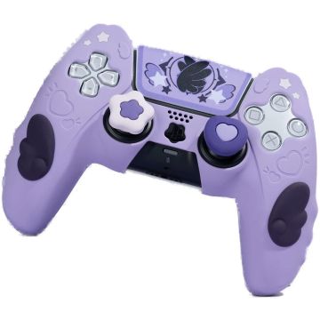 GeekShare Silicone Controller Cover for PS5 Controller-Star Wings (Paars) (PlayStation 5) Nieuw